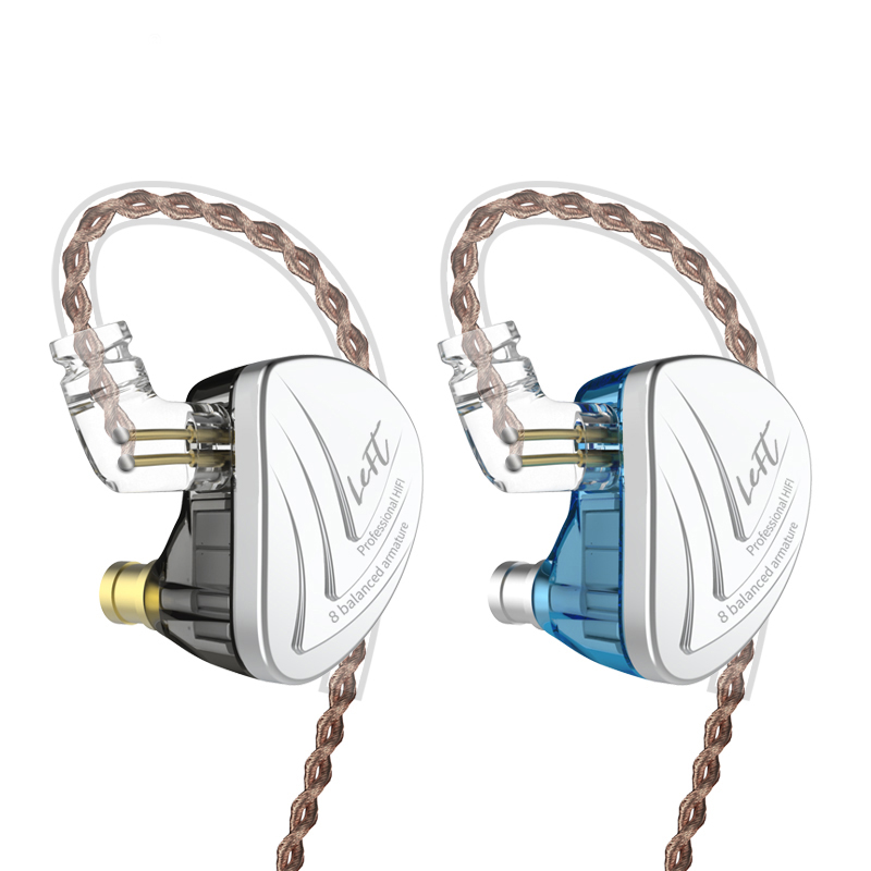 KZ AS16 Balanced Armature Hybrid Technology Hifi Earphone In ear Monitor 