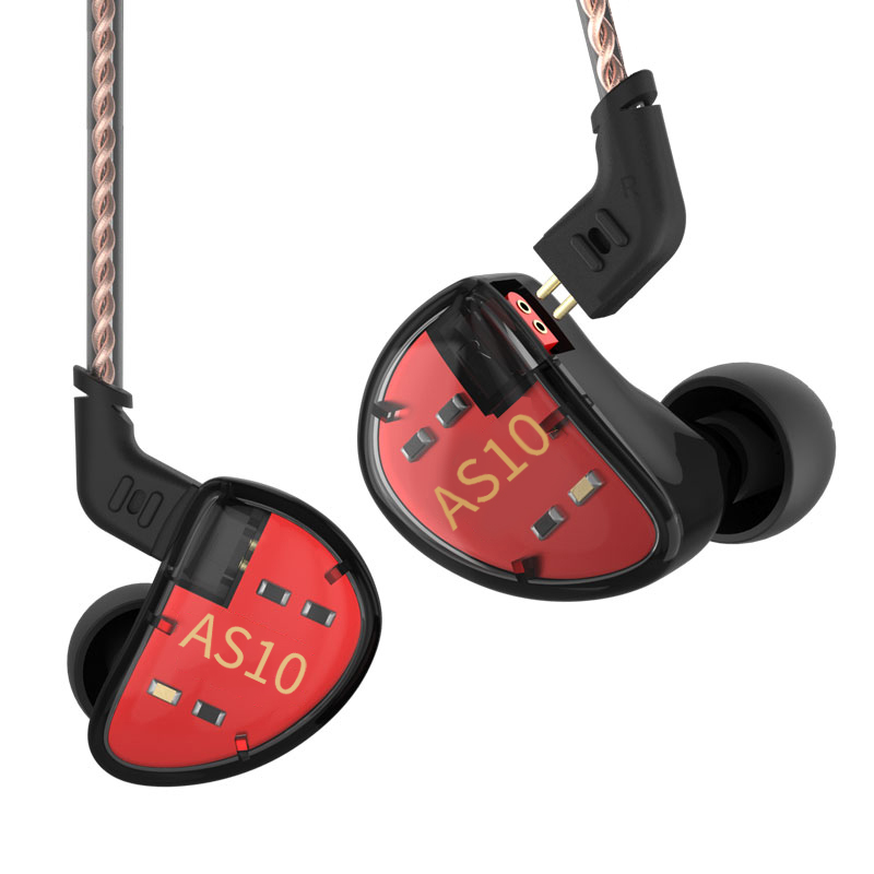 KZ AS10 HiFi Stereo 5 Balanced Armature Driver In Ear Monitor 