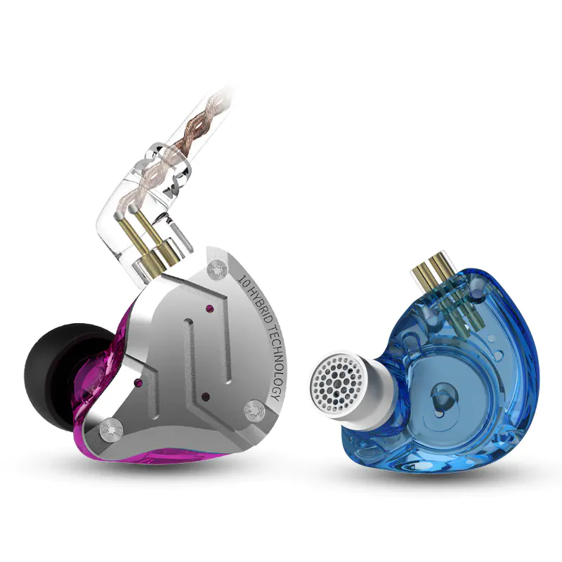 KZ ZS10 PRO 4BA 1DD Balanced Armature Dynamic High Frenquency Unit HiFi Monitor Earphones