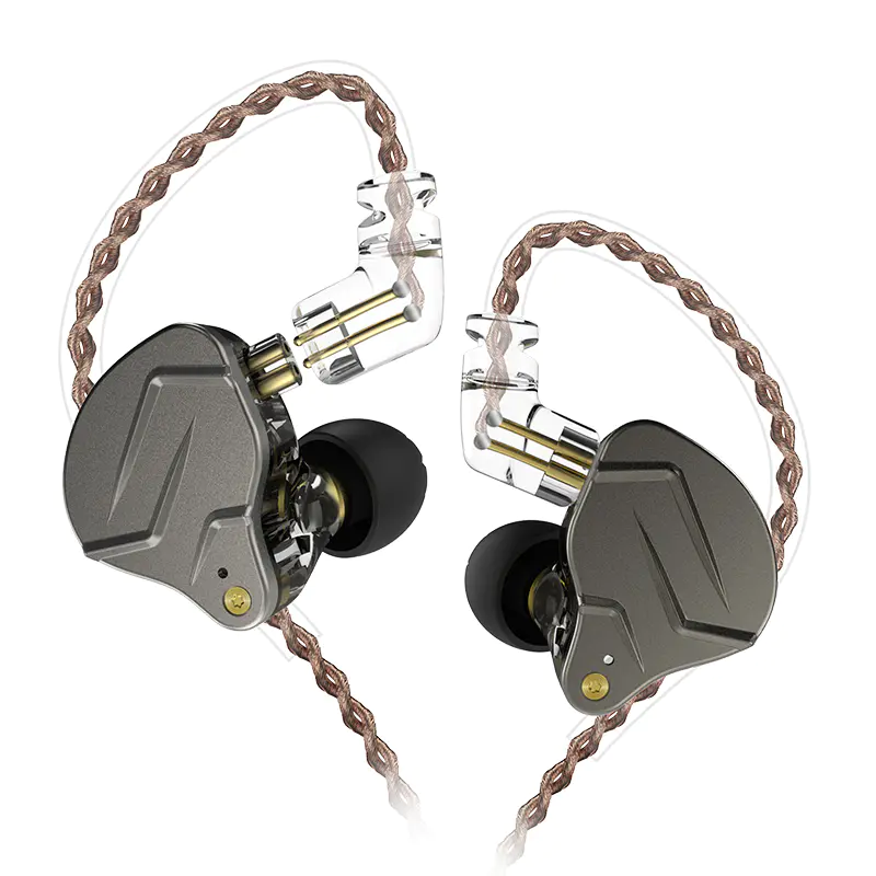 KZ ZSN Pro Dynamic Hybrid Dual Driver in Ear Earphones Detachable Tangle-Free Cable Musicians in-Ear Earbuds Headphones 
